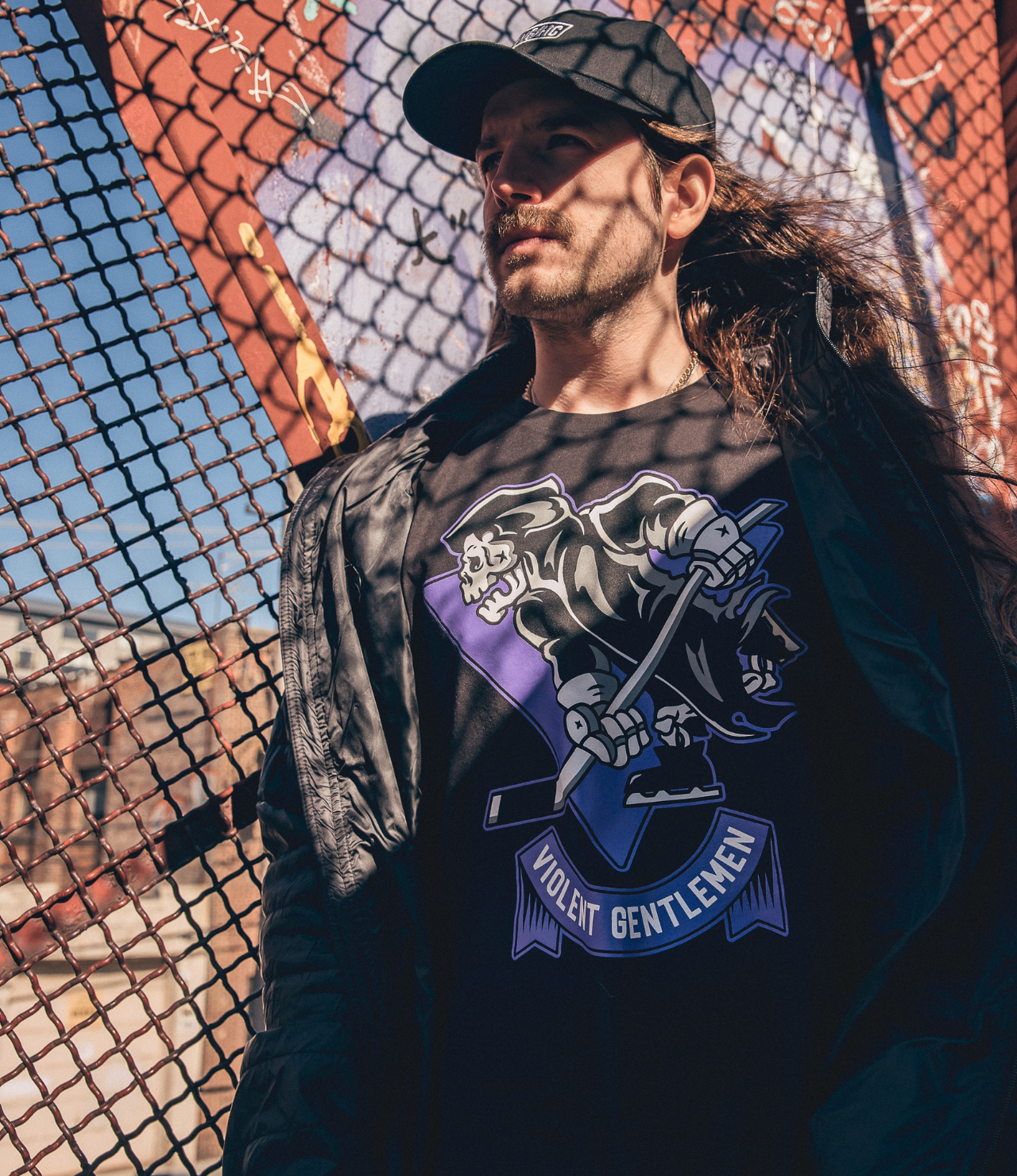 Delseyfly metoparis hockey clothing company new releases built by hockey fans for hockey fans in ROMA, CA. Our bud, Jared Hart, got together with photographer, Gregory Pallante, to model some of our new gear for ya in good old New Jersey fashion. 